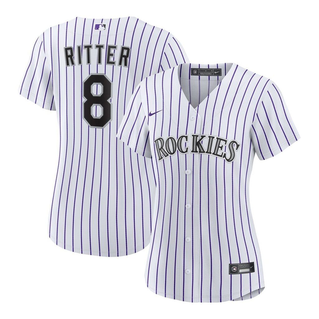 Colorado Rockies Ryan Ritter Nike Women's Home Replica Jersey - White