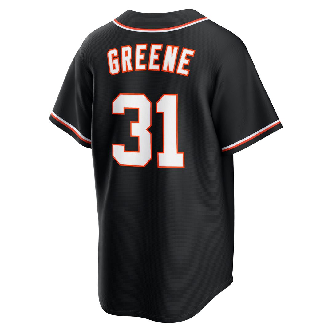 Detroit Tigers Riley Greene Nike Fashion Replica Black Out Jersey