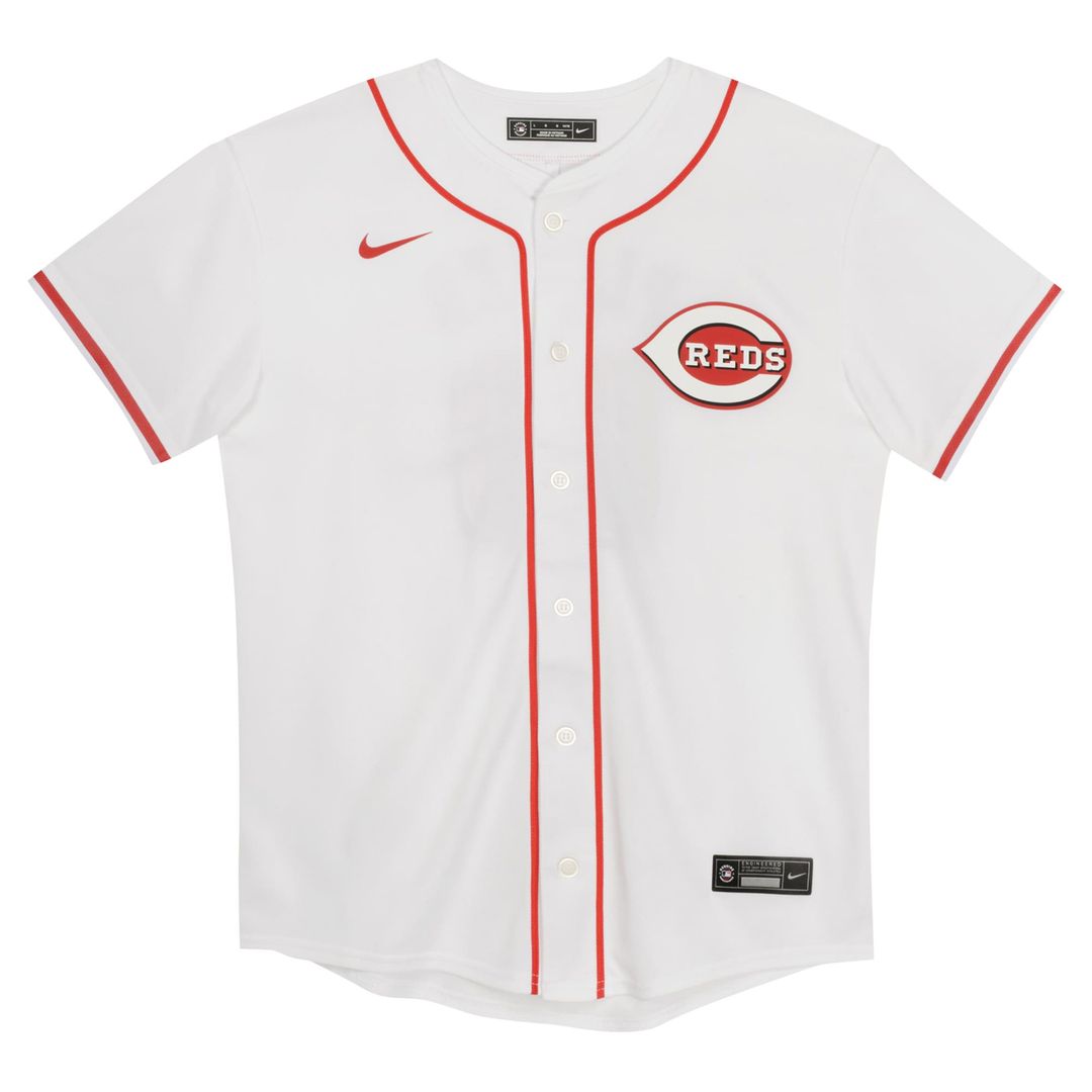 Cincinnati Reds Elly De La Cruz Nike Preschool Home Game Jersey - White