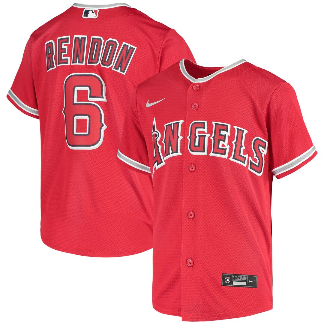 Los Angeles Angels Anthony Rendon Nike Youth Alternate Replica Player Jersey - Red
