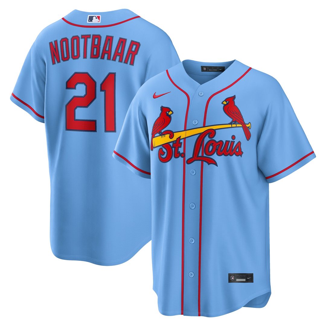 St. Louis Cardinals Lars Nootbaar Nike Alternate Replica Jersey - Cream