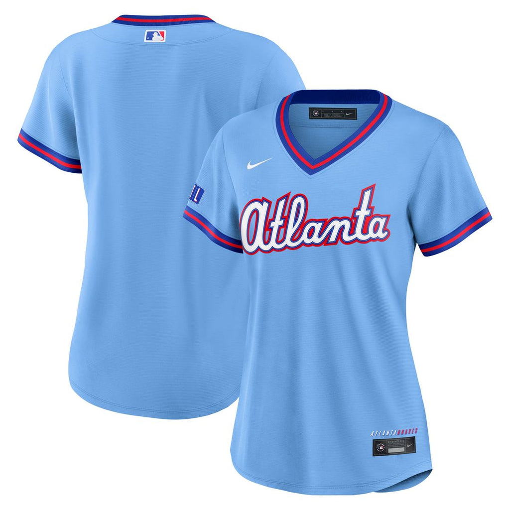 Atlanta Braves Nike Women's 2026 City Connect Stadium Jersey - Powder Blue