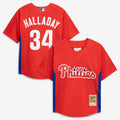 Philadelphia Phillies Roy Halladay Mitchell & Ness Toddler Cooperstown Mesh Batting Practice Jersey - Red