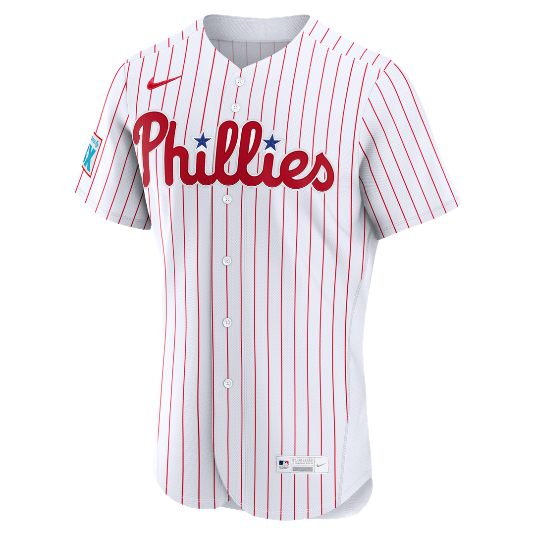 Philadelphia Phillies Bryce Harper Nike Alternate Authentic Sponsor Patch Jersey - Light Blue