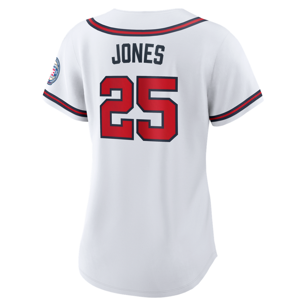 Atlanta Braves Andruw Jones Nike Women's 2026 Baseball Hall of Fame Retired Player Replica Jersey - White