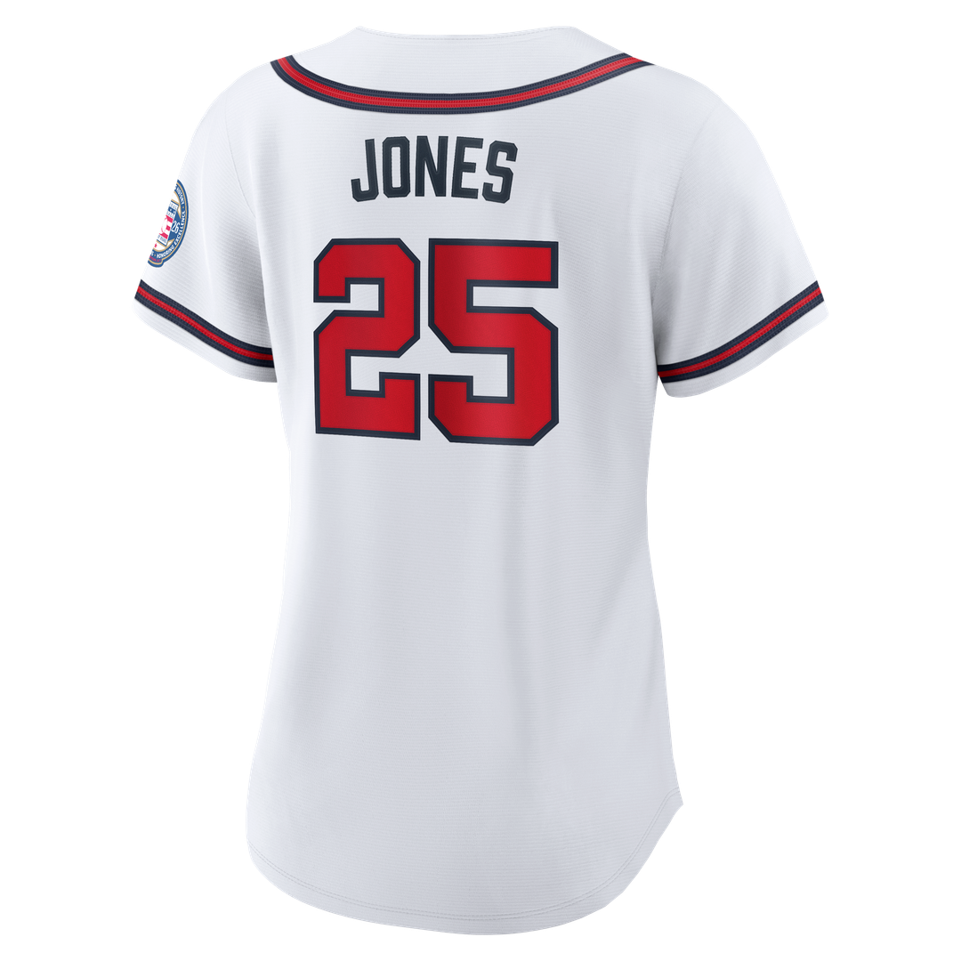 Atlanta Braves Andruw Jones Nike Women's 2026 Baseball Hall of Fame Retired Player Replica Jersey - White