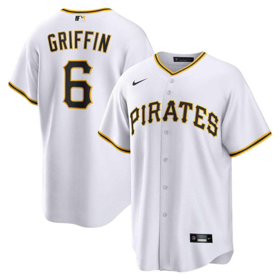 Pittsburgh Pirates Konnor Griffin Nike Home Replica Jersey - White