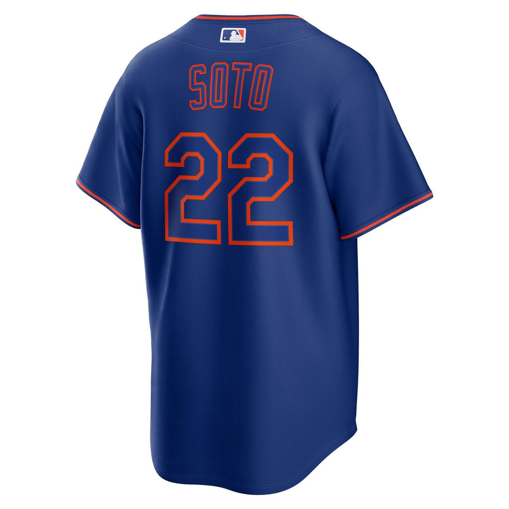 New York Mets Juan Soto Nike Road Replica Jersey - Gray