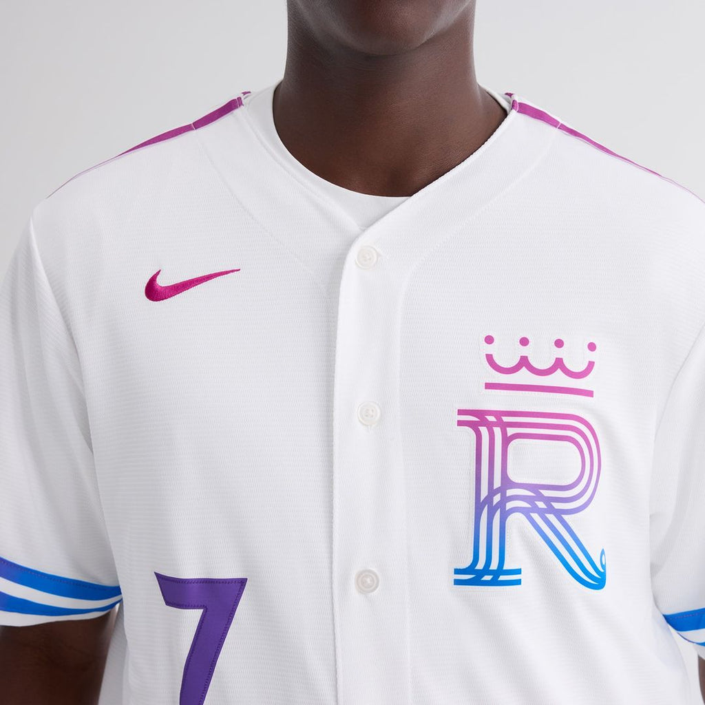 Kansas City Royals Bobby Witt Jr. Nike 2026 City Connect Stadium Jersey - White