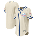 Texas Rangers Stitches Throwback Fashion Jersey - Natural