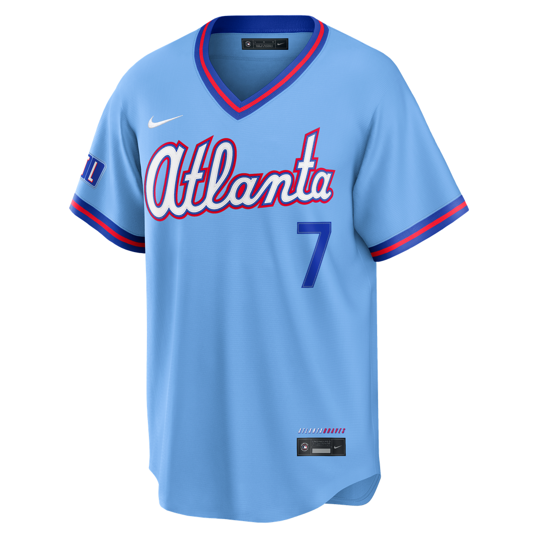 Atlanta Braves Ha - Seong Kim Nike 2026 City Connect Stadium Jersey - Powder Blue
