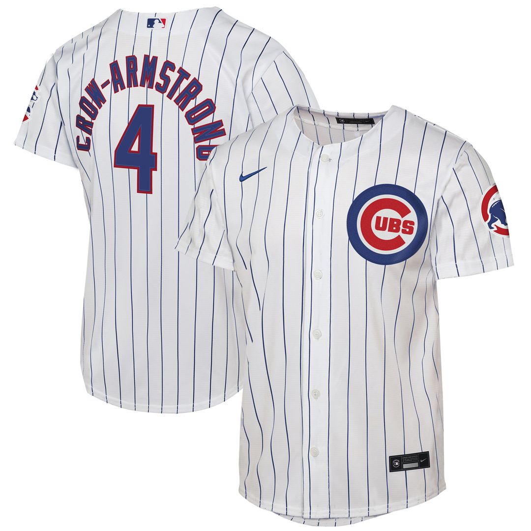Chicago Cubs Pete Crow - Armstrong Nike Youth Home Stadium Jersey - White