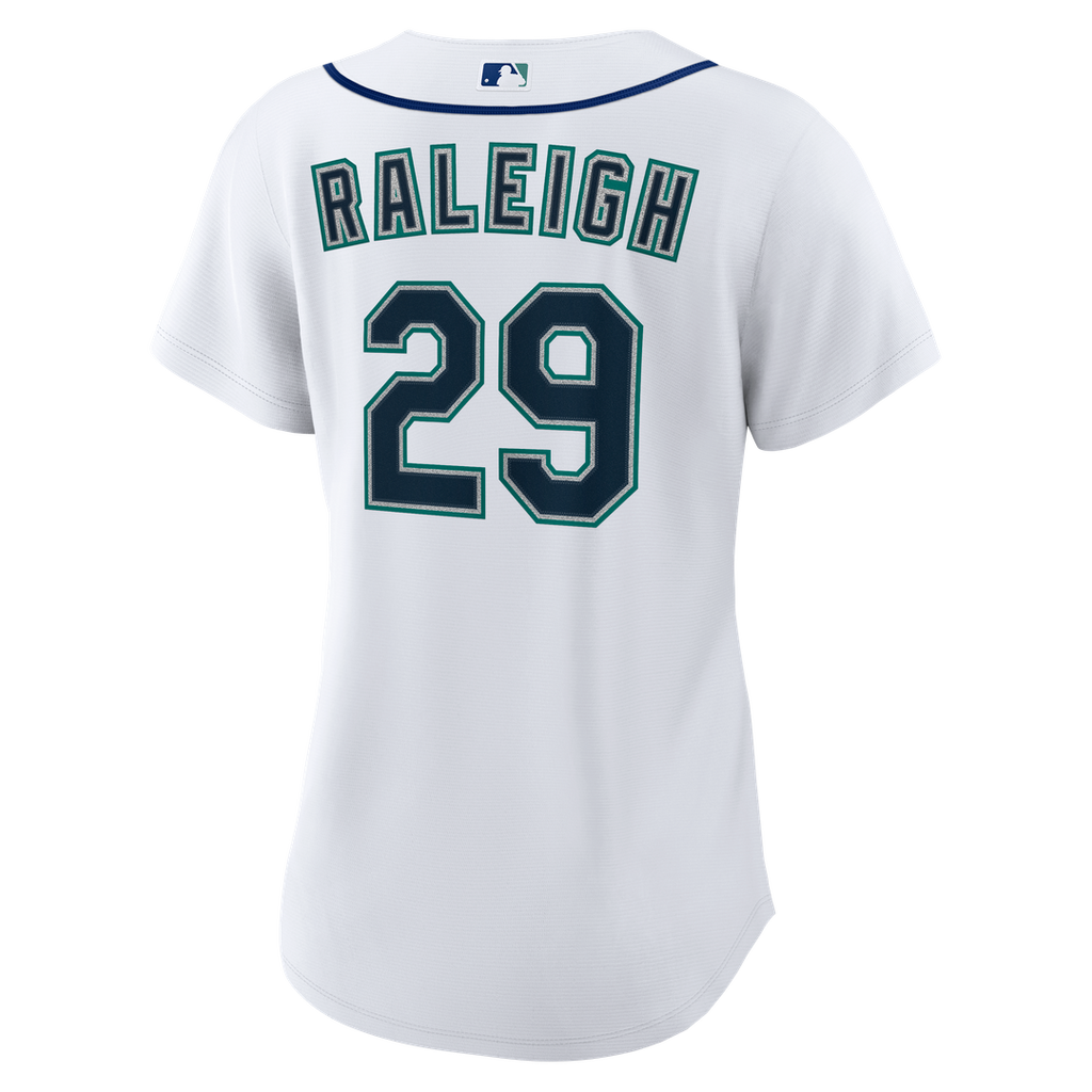 Seattle Mariners Cal Raleigh Nike Women's Home Replica Jersey - White