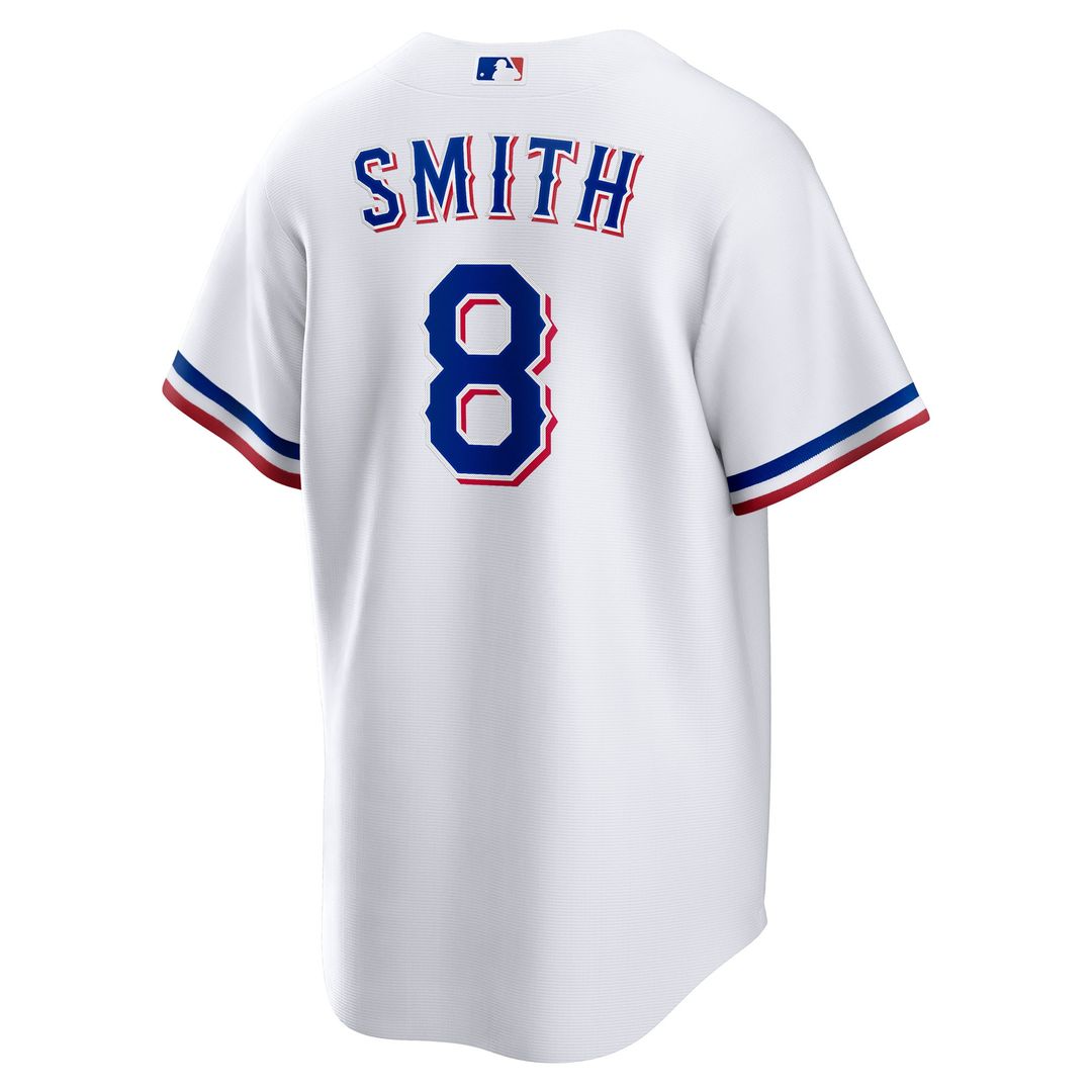 Texas Rangers Josh Smith Nike Home Replica Jersey - White
