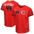 Cincinnati Reds Elly De La Cruz Nike Youth 2026 City Connect Stadium Jersey - Red