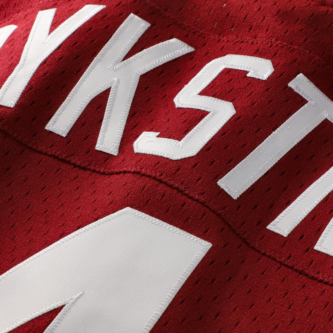 Philadelphia Phillies Lenny Dykstra Mitchell & Ness Authentic Batting Practice Jersey - Scarlet