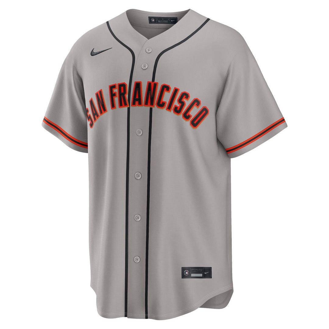 San Francisco Giants Jung Hoo Lee Nike Road Replica Jersey - Gray