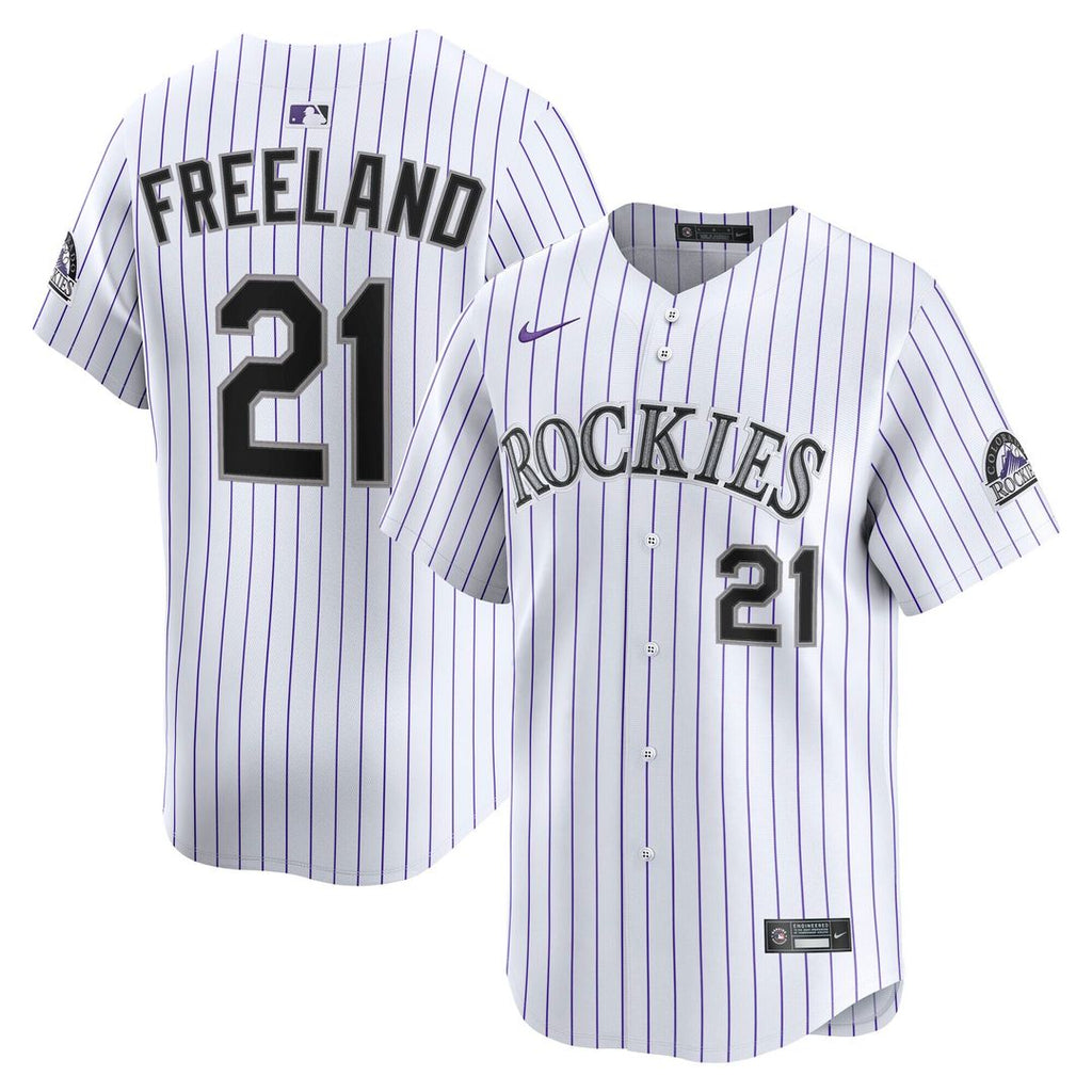Colorado Rockies Kyle Freeland Nike Home Limited Player Jersey - White