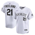 Colorado Rockies Kyle Freeland Nike Home Limited Player Jersey - White