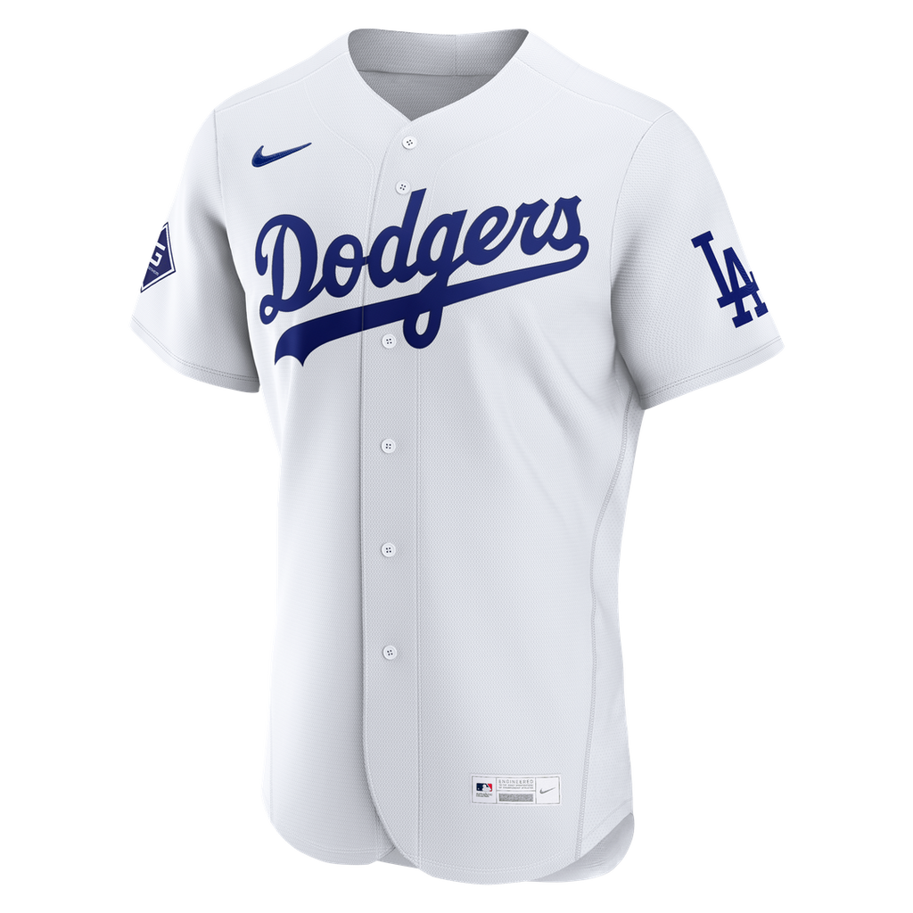 Los Angeles Dodgers Nike Alternate Authentic Jersey with Sponsor Patch - Royal