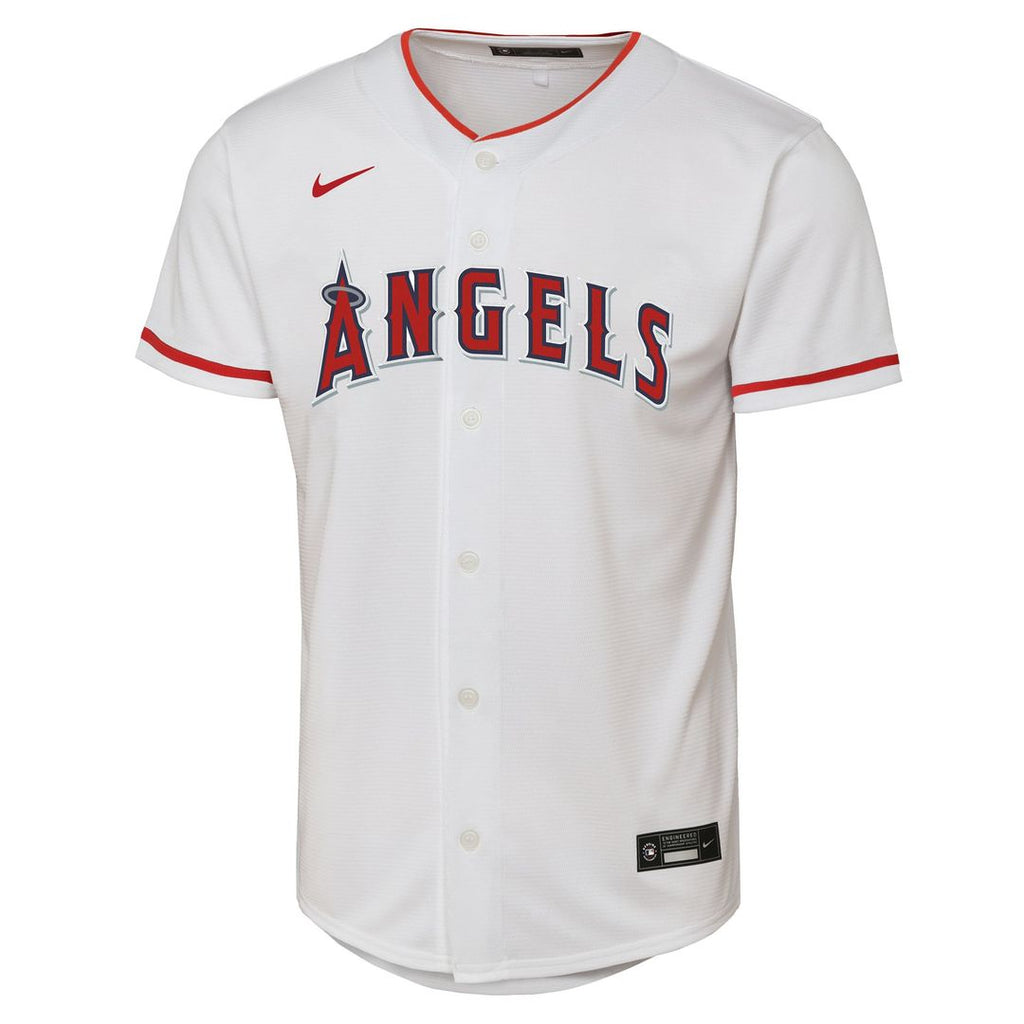 Los Angeles Angels Mike Trout Nike Youth Home Replica Player Jersey - White