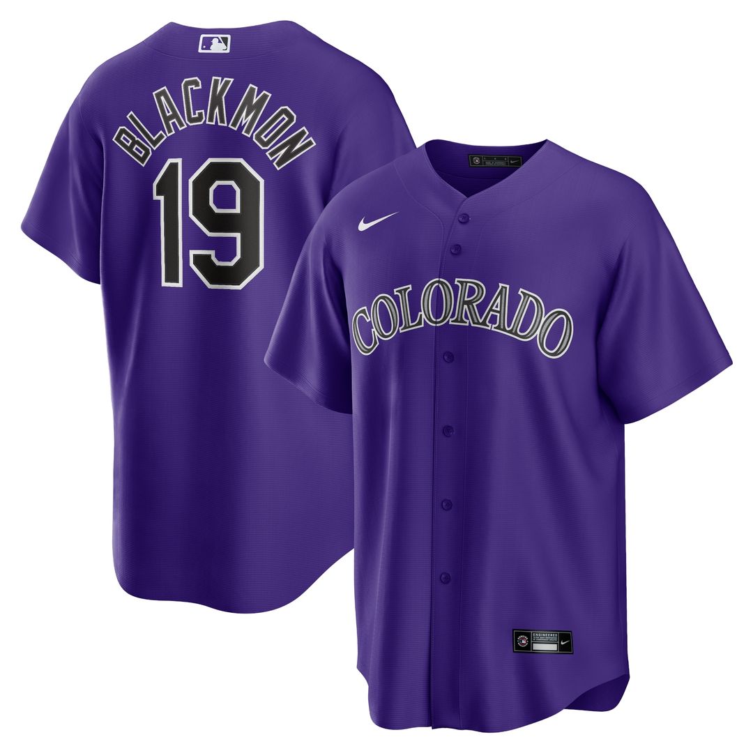 Colorado Rockies Charlie Blackmon Nike Home Replica Player Name Jersey - White