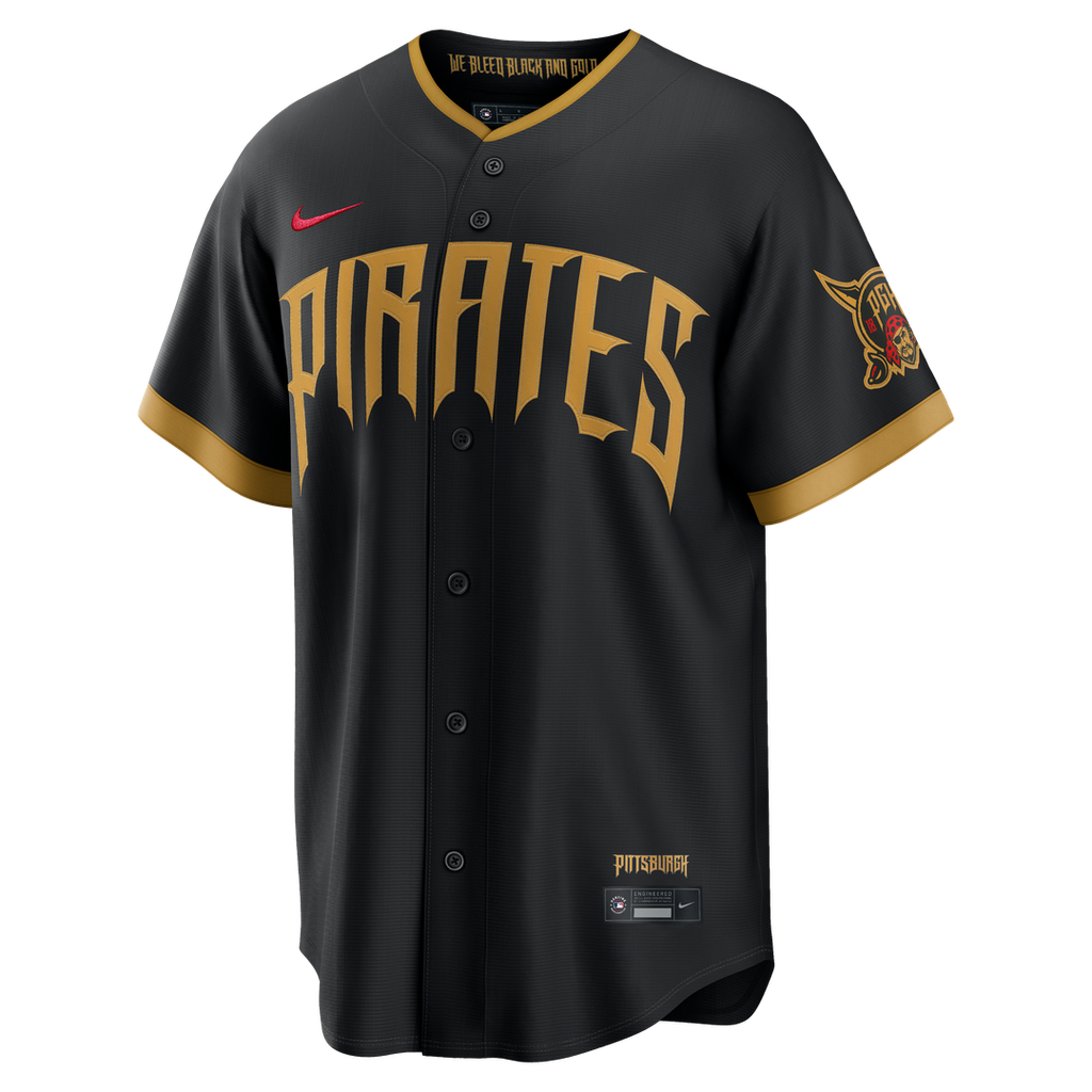 Pittsburgh Pirates Oneil Cruz Nike 2026 City Connect Stadium Jersey - Black