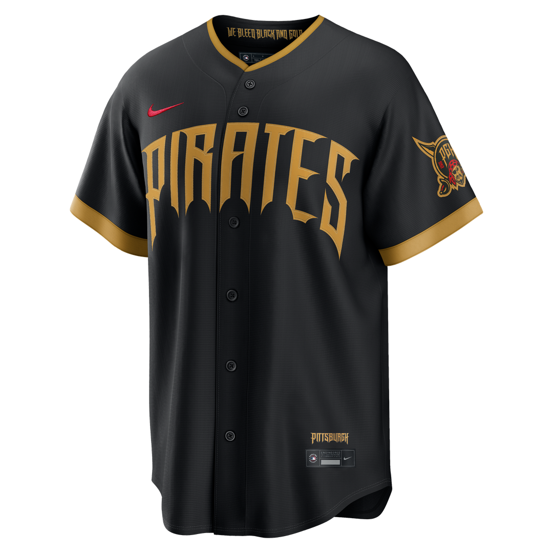 Pittsburgh Pirates Oneil Cruz Nike 2026 City Connect Stadium Jersey - Black