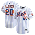 New York Mets Pete Alonso Nike Home Limited Jersey - White