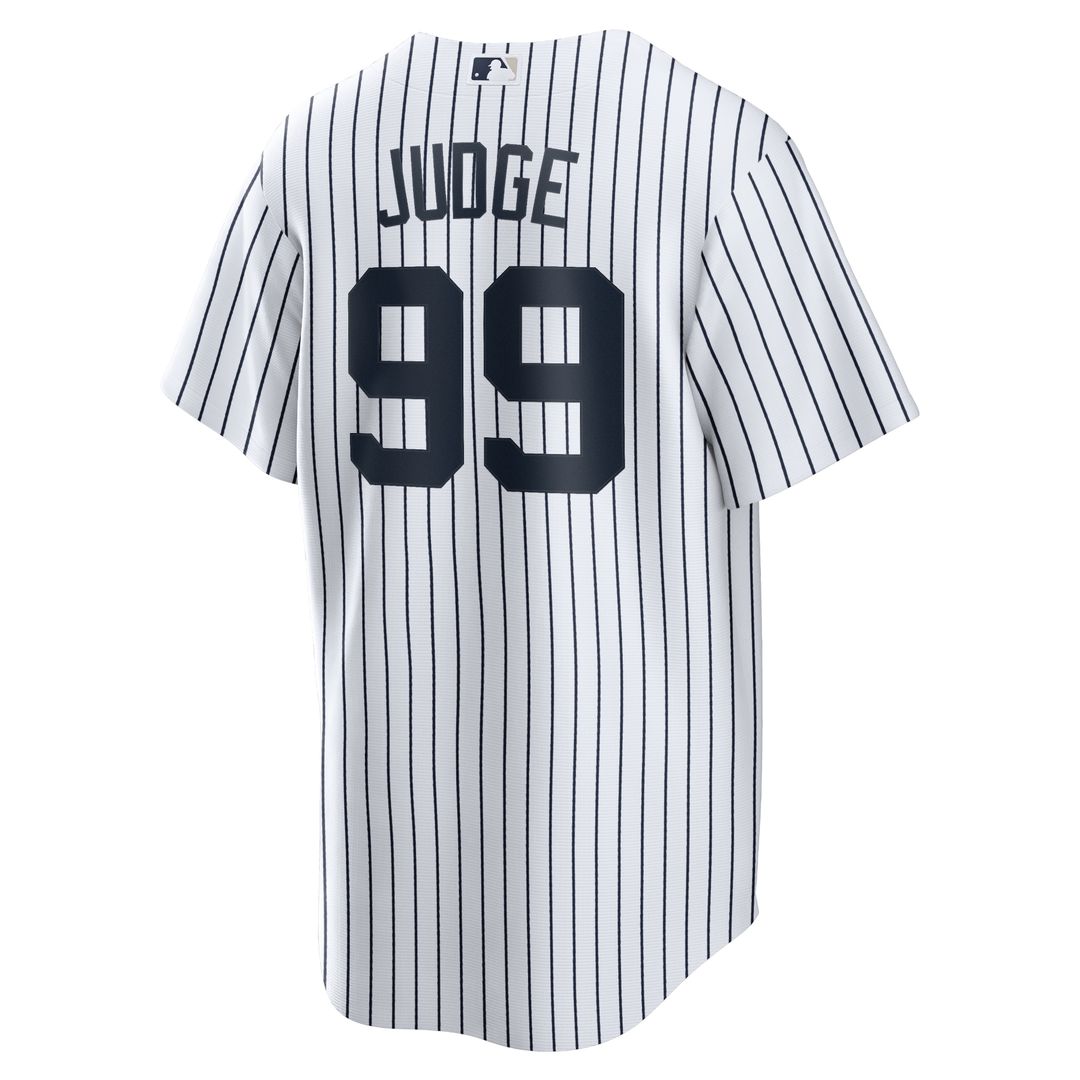New York Yankees Aaron Judge Nike Home Replica Player Name Jersey - White