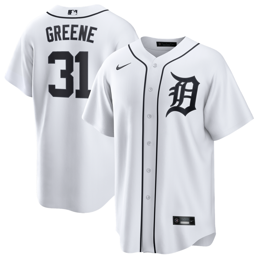 Detroit Tigers Riley Greene Nike Home Replica Jersey - White
