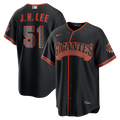 San Francisco Giants Jung Hoo Lee Nike Alternate Stadium Jersey - Black