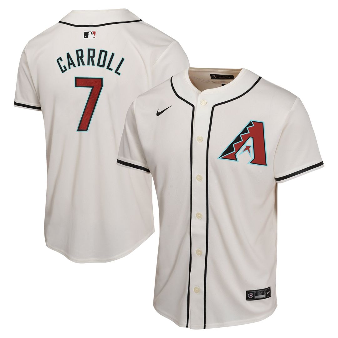 Arizona Diamondbacks Corbin Carroll Nike Youth Home Game Player Jersey - White