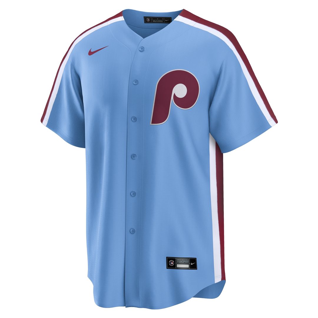 Philadelphia Phillies Kyle Schwarber Nike Alternate, 1st Replica Jersey - Light Blue