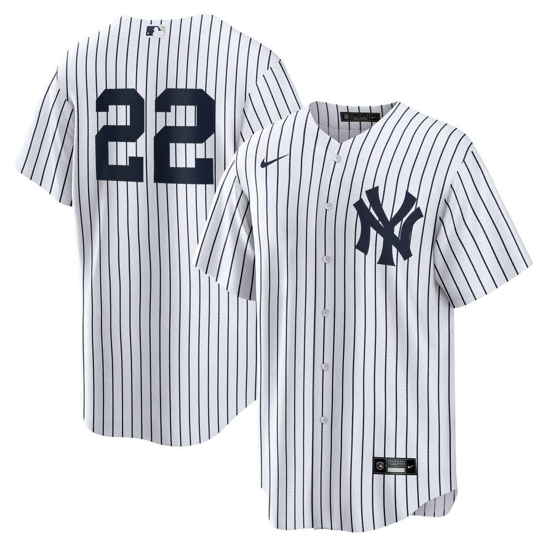 New York Yankees Ben Rice Nike Home Replica Jersey - White