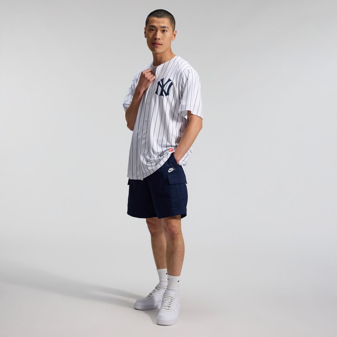New York Yankees Babe Ruth Nike Throwback Cooperstown Limited Jersey - White