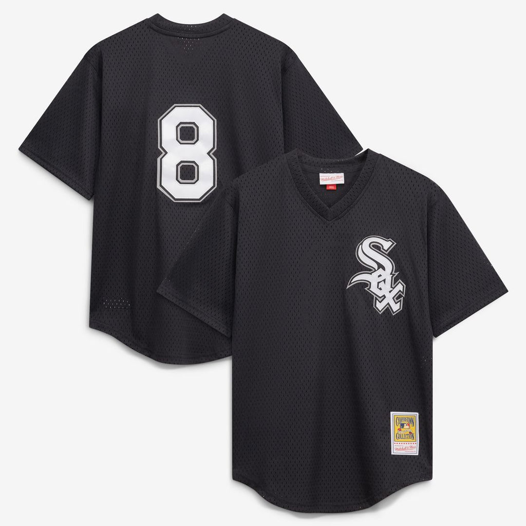 Chicago White Sox Bo Jackson Mitchell & Ness Youth Cooperstown Mesh Batting Practice Jersey - Black