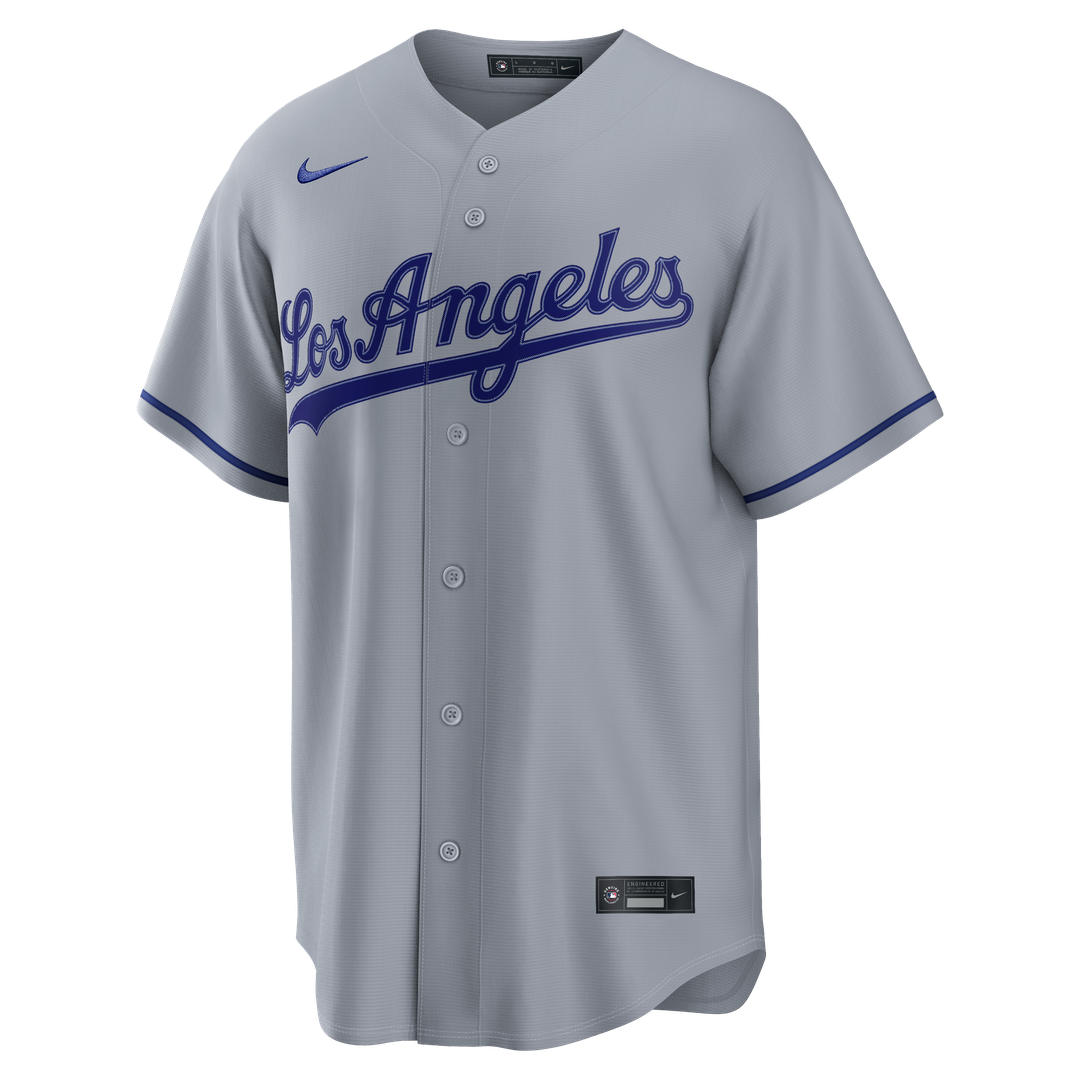 Los Angeles Dodgers Kyle Tucker Nike Road Replica Jersey - Gray