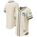 Miami Marlins Stitches Throwback Fashion Jersey - Natural