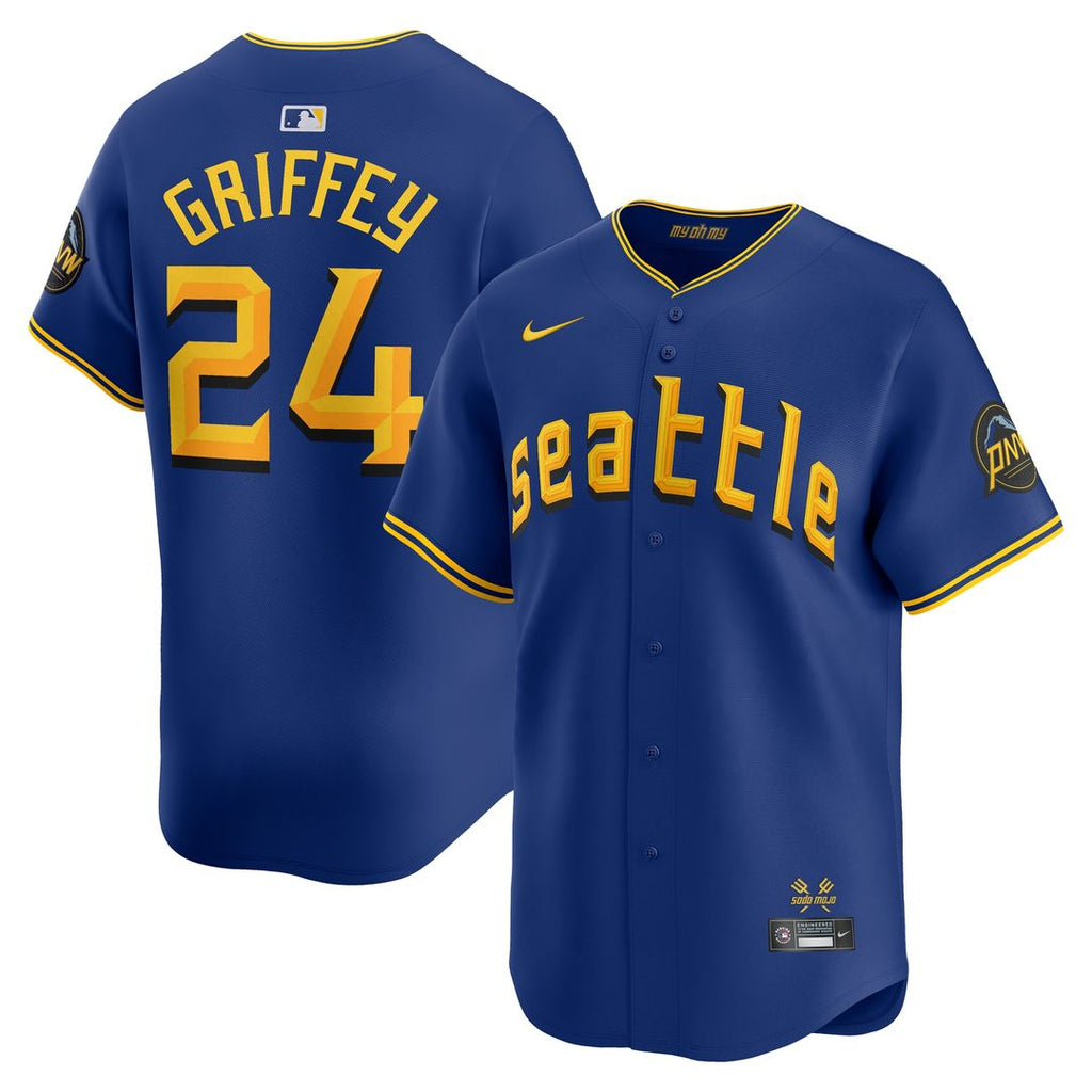 Seattle Mariners Ken Griffey Jr. Nike City Connect Retired Limited Player Jersey - Royal