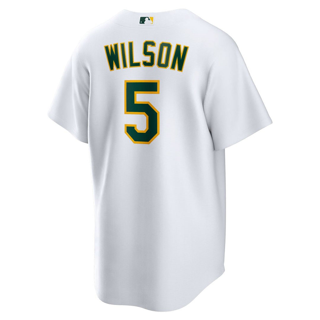 Athletics Jacob Wilson Nike Home Replica Jersey - White