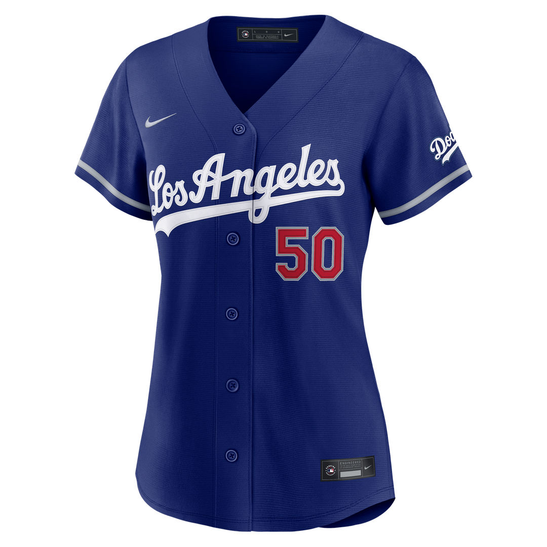 Los Angeles Dodgers Mookie Betts Nike Women's Alternate Stadium Jersey - Royal