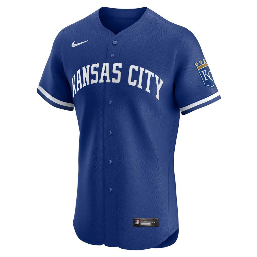 Kansas City Royals Nike Home Elite Jersey - White