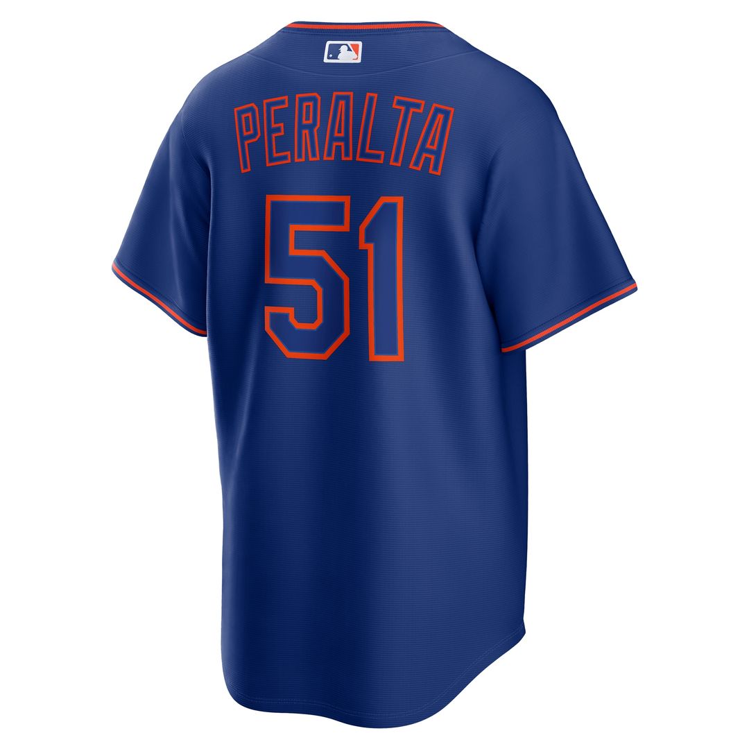 New York Mets Freddy Peralta Nike Alternate Replica Jersey - Royal