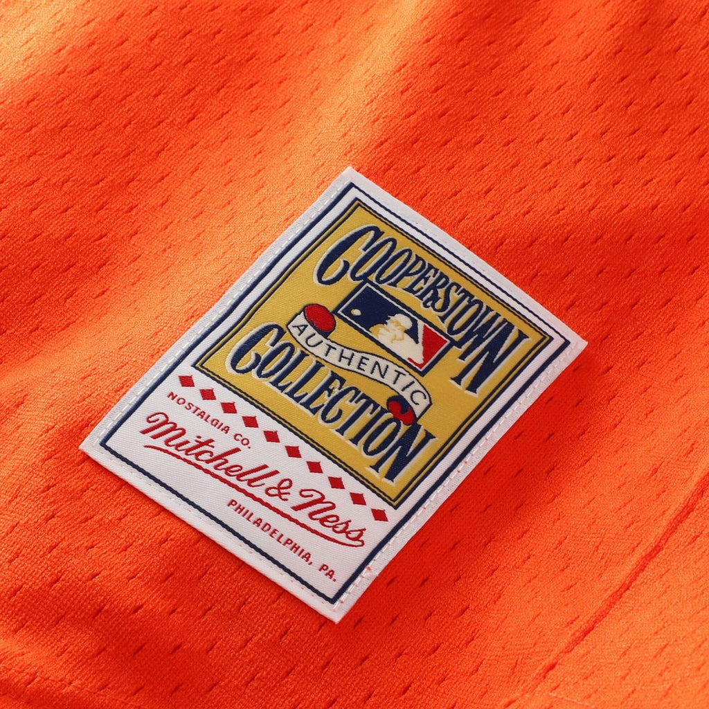 Detroit Tigers Kirk Gibson Mitchell & Ness Cooperstown Mesh Batting Practice Button - Up Jersey - Orange