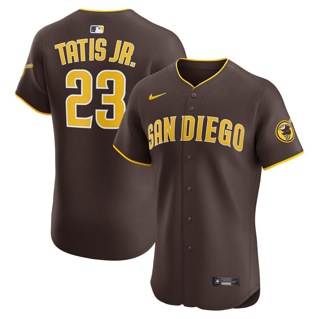 San Diego Padres Fernando Tatis Jr. Nike Road Elite Jersey - Brown