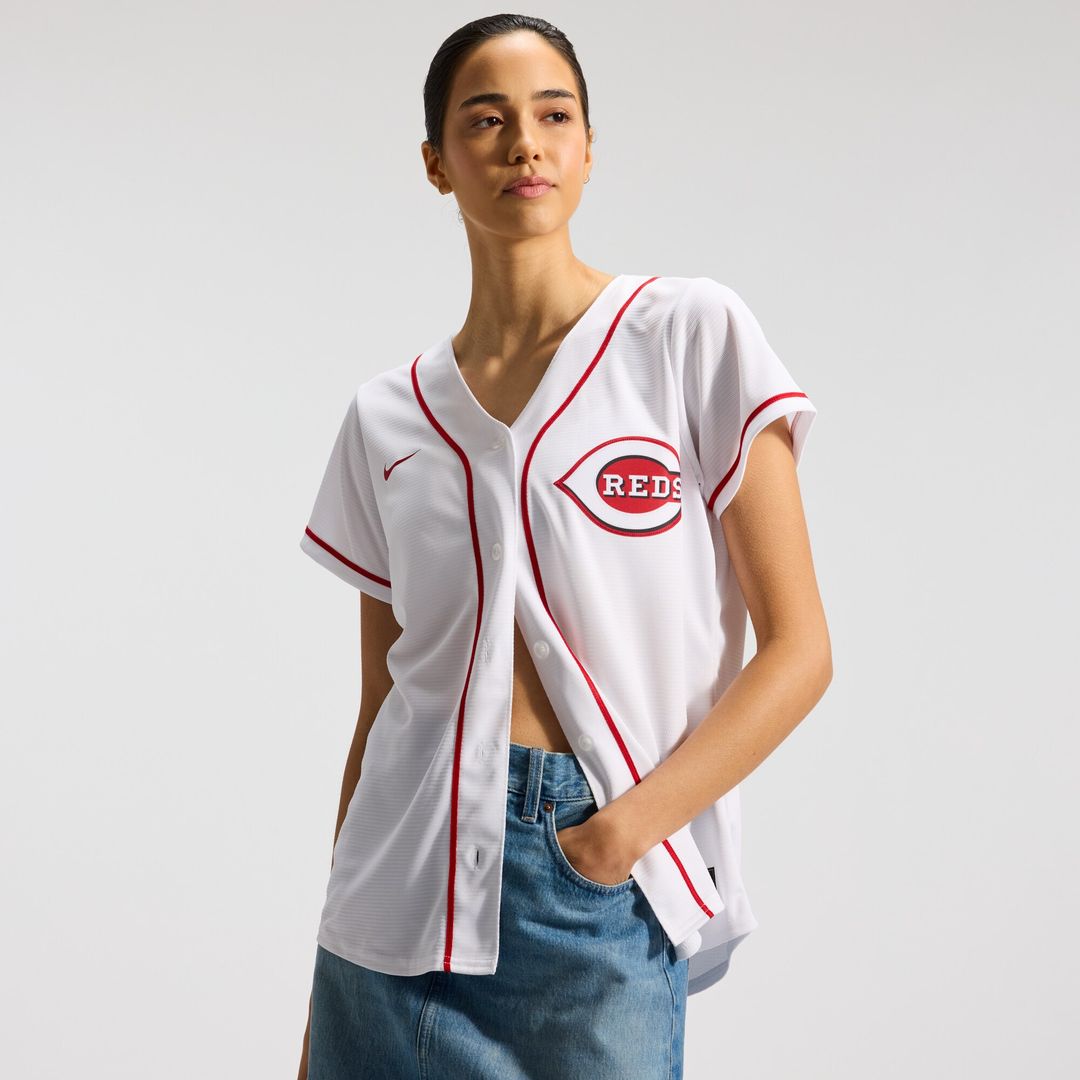 Cincinnati Reds Elly De La Cruz Nike Women's Home Replica Jersey - White