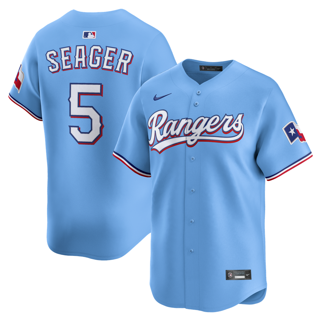 Texas Rangers Corey Seager Nike Alternate 2 Limited Jersey - Royal