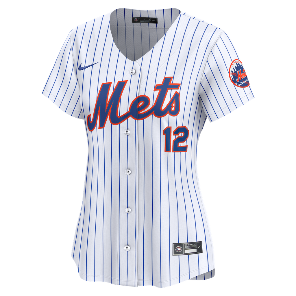 New York Mets Francisco Lindor Nike Women's Home Limited Jersey - White