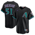 Arizona Diamondbacks Randy Johnson Nike Throwback Cooperstown Limited Jersey - Black
